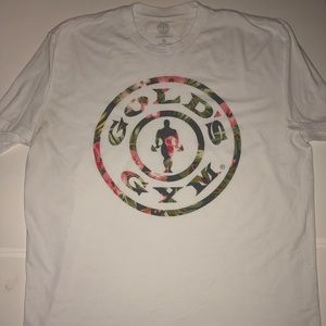 Gold gym💪 (flower print) XL